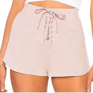 Spiritual Gangster Pink High Waist Shorts